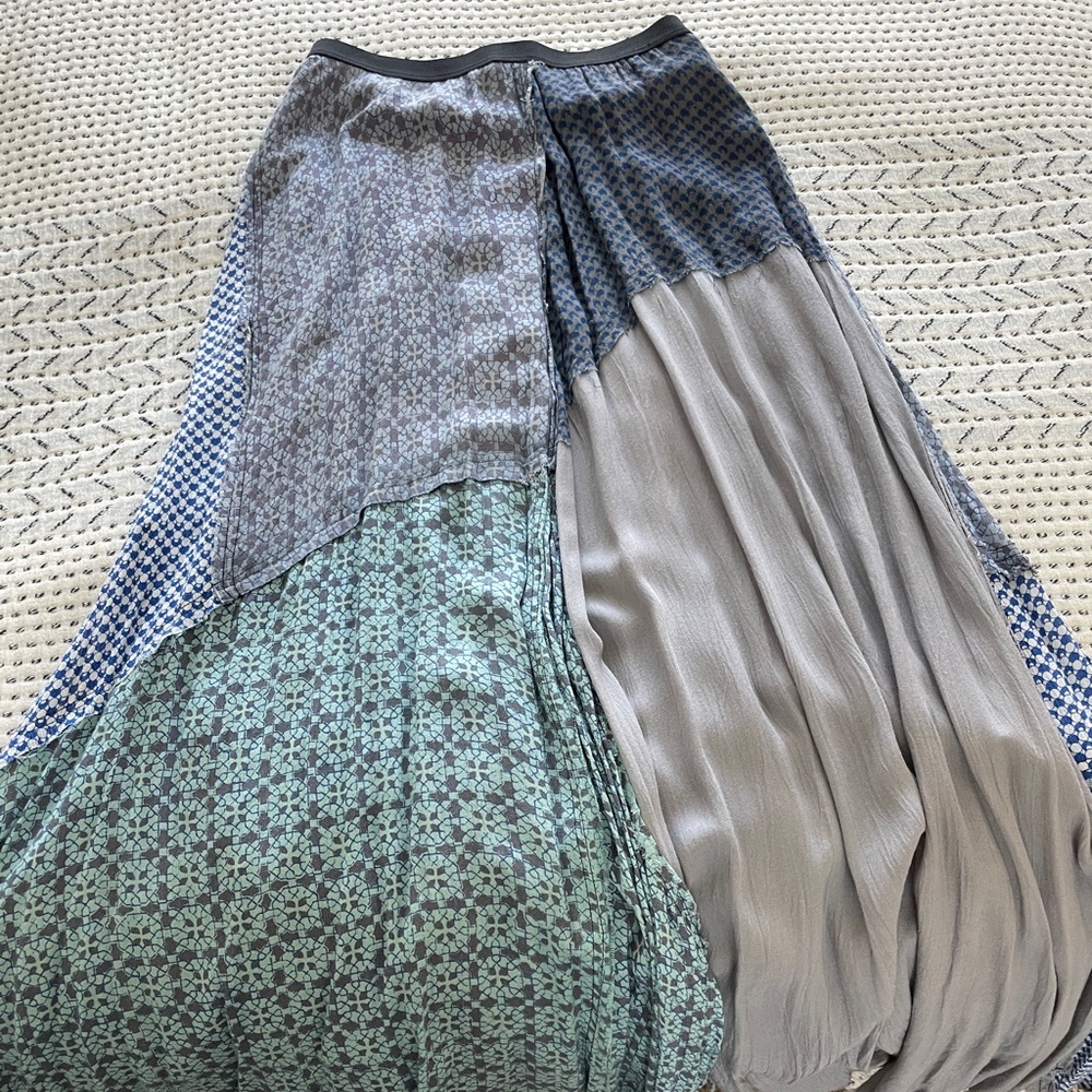 Free People boho maxi skirt